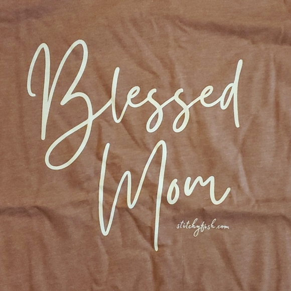Blessed Mom NWOT tshirt from Bella Canvas - Picture 2 of 5